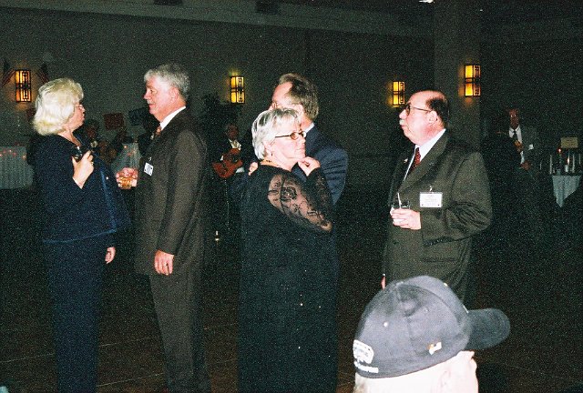 Judy Mileswki, David Mileswki on left, unknown, Brad Hull on right